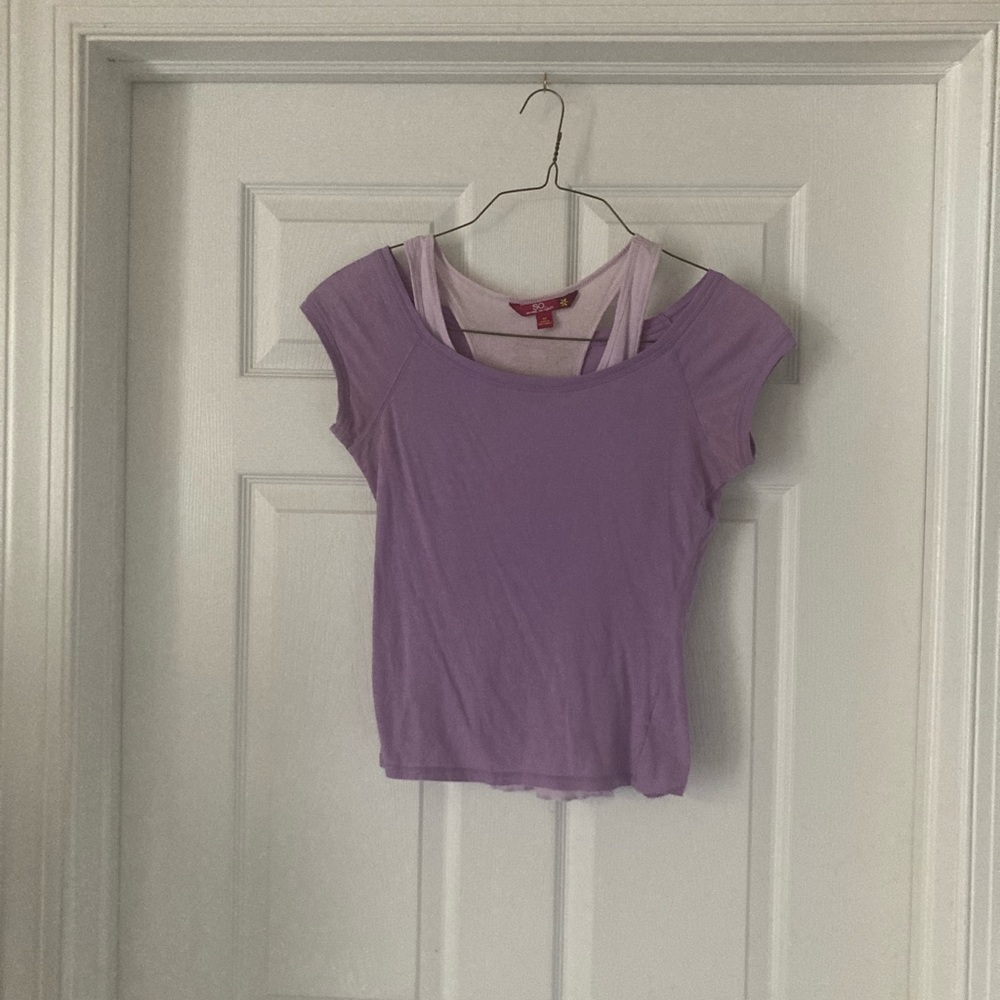 SO Juniors Purple Top, Size M